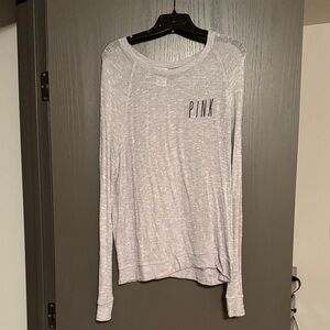 PINK Victoria's Secret Heather Gray Top